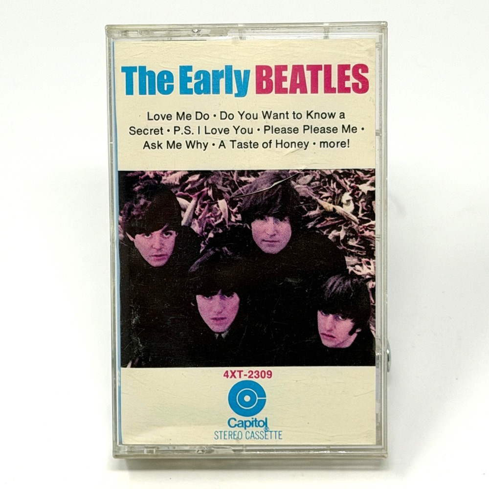 The Early Beatles Cassette Tape Capitol 4XT-2309 Rock Album